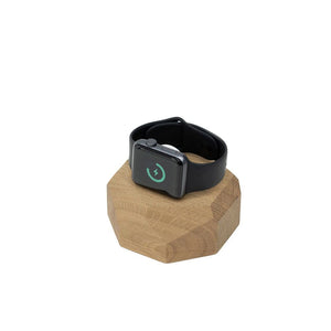 Oakywood Apple Watch Dock Eik staand