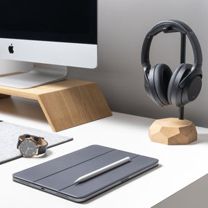 Oakywood koptelefoonhouder eik