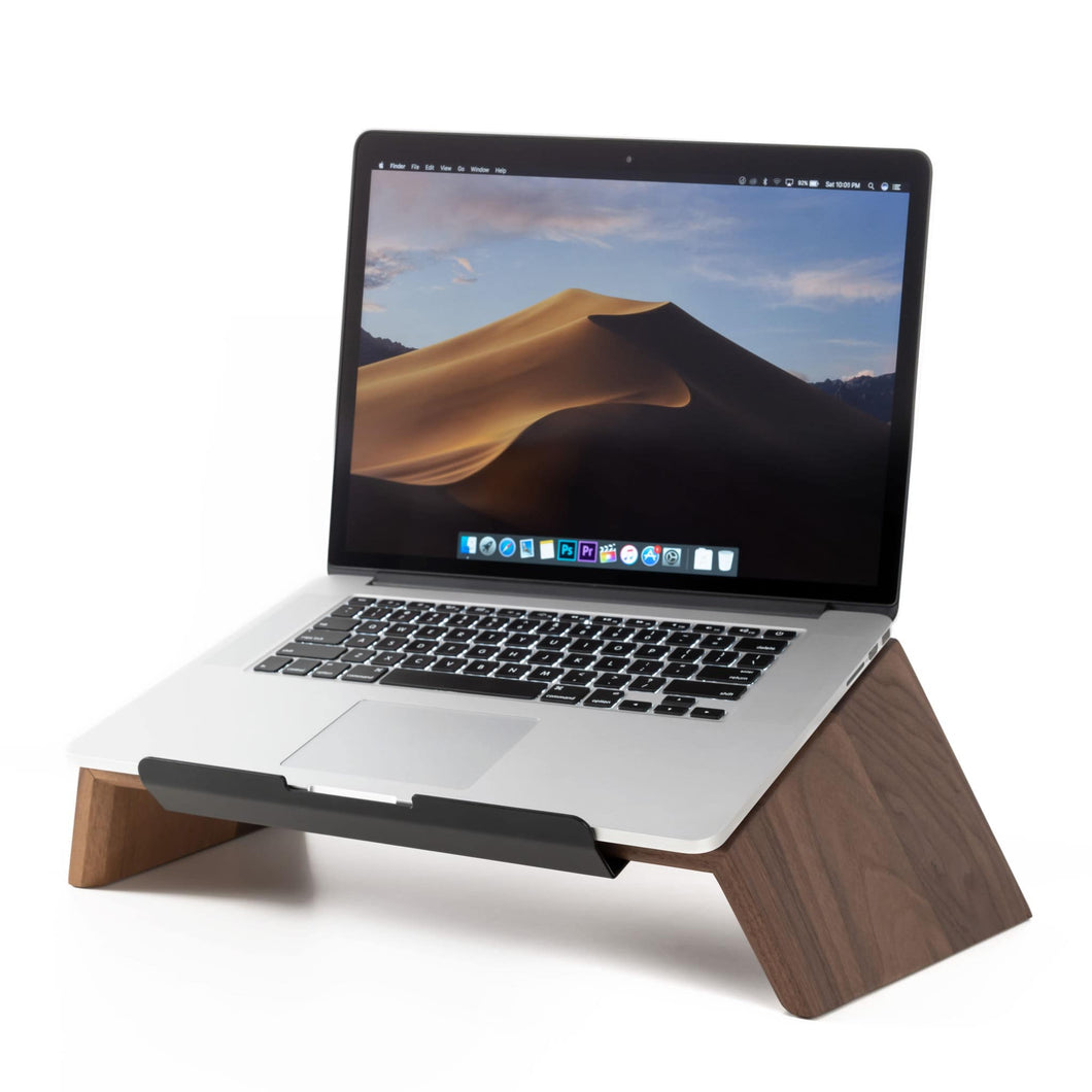 Oakywood laptop stand walnoot