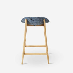 Unsual Counterstool eikenhouten denim jeans