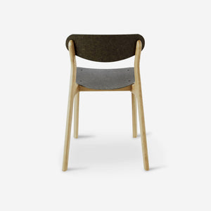 Ubu Chair eikenhout oude legerkledij