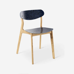 Ubu Chair eikenhout denim jeans