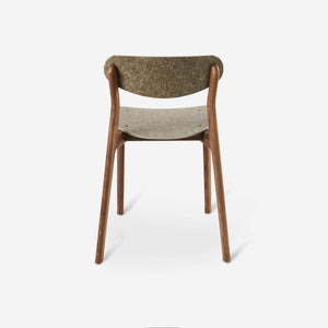 Ubu Chair walnoot hout vlasvezels