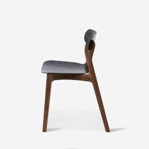 Ubu Chair walnoot hout stewardessen kostuums