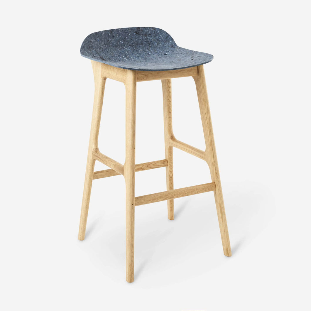 Unsual Barstool eiken hout barstoel denim jeans