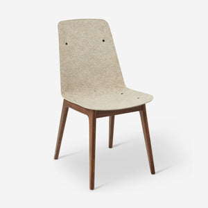 Unsual Chair walnotenhout vlasvezels