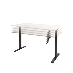 Schaffenburg Dextro Slinger Zit-Sta bureautafel 140x80