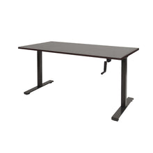 Afbeelding in Gallery-weergave laden, Schaffenburg Dextro Slinger Zit-Sta bureautafel 160x80 zwarte poten logan werkblad