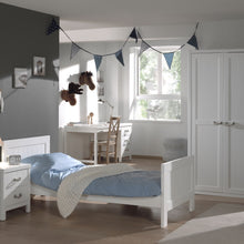 Afbeelding in Gallery-weergave laden, Vipack Lewis 4-delige kamer met 3-deurkast en bureau