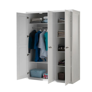Vipack Lewis kleerkast 3 deuren open