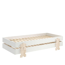 Afbeelding in Gallery-weergave laden, Vipack Modulo stapelbaar bed - 2 stuks - wit - puzzel