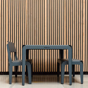 Bended Bench met rugleuning