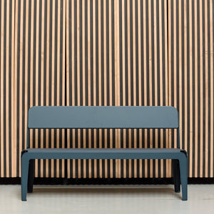 Bended Bench met rugleuning