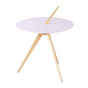 Sundial Table zonnewijzer geel RAL 1002