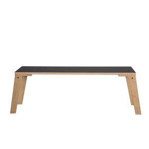 Flat Bench Medium inkt zwart