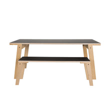 Afbeelding in Gallery-weergave laden, rform Flat Table + Bench Large inkt zwart