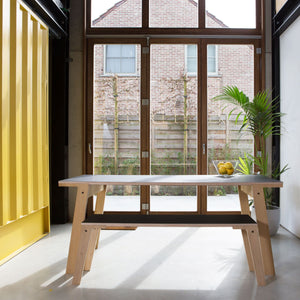 rform Flat Tafel en Bank Small inkt zwart 