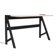 Afbeelding in Gallery-weergave laden, rform Volt bureau zwarte poten wit blad